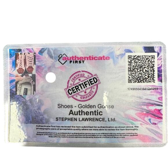 Golden Goose Red Pink Superstar Bicolor Suede Low Top Lace Up Sneakers Womens 9 - Picture 10 of 10